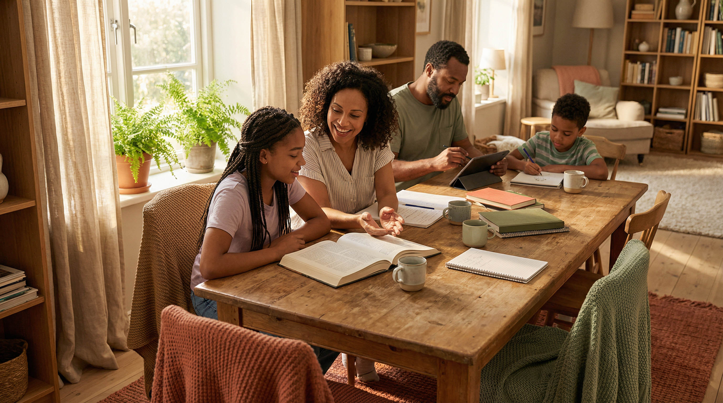Family learning together